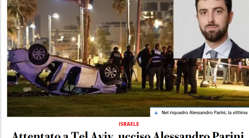 אלסנדרו פארני תייר מאיטליה נרצח בת”א