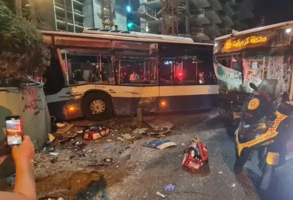 תאונת דרכים קשה בתל אביב צילום- דוברות מד"א