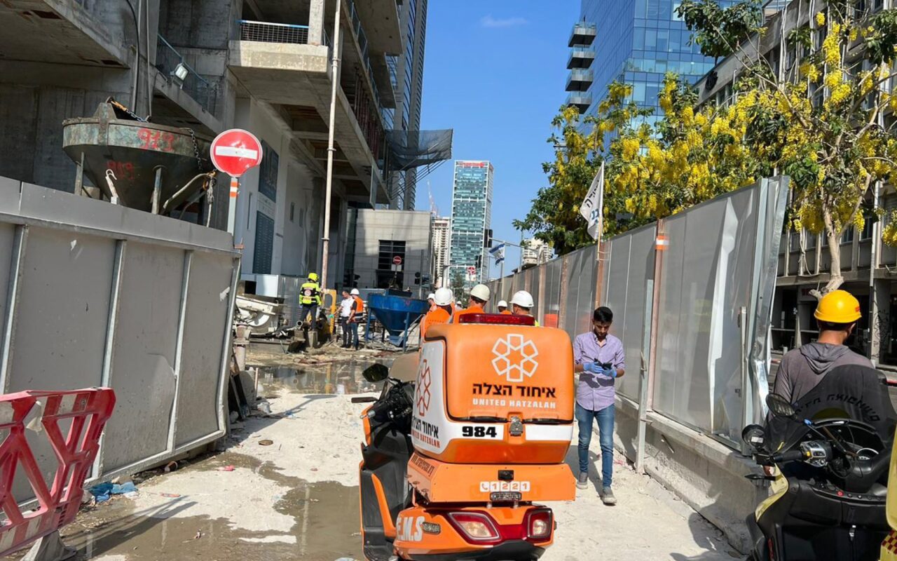 רחוב הארבעה בתל אביב,(צילום:: דוברות איחוד הצלה)