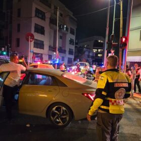 זירת הקטטה בדרום תל אביב צילום: תיעוד מבצעי מד"א