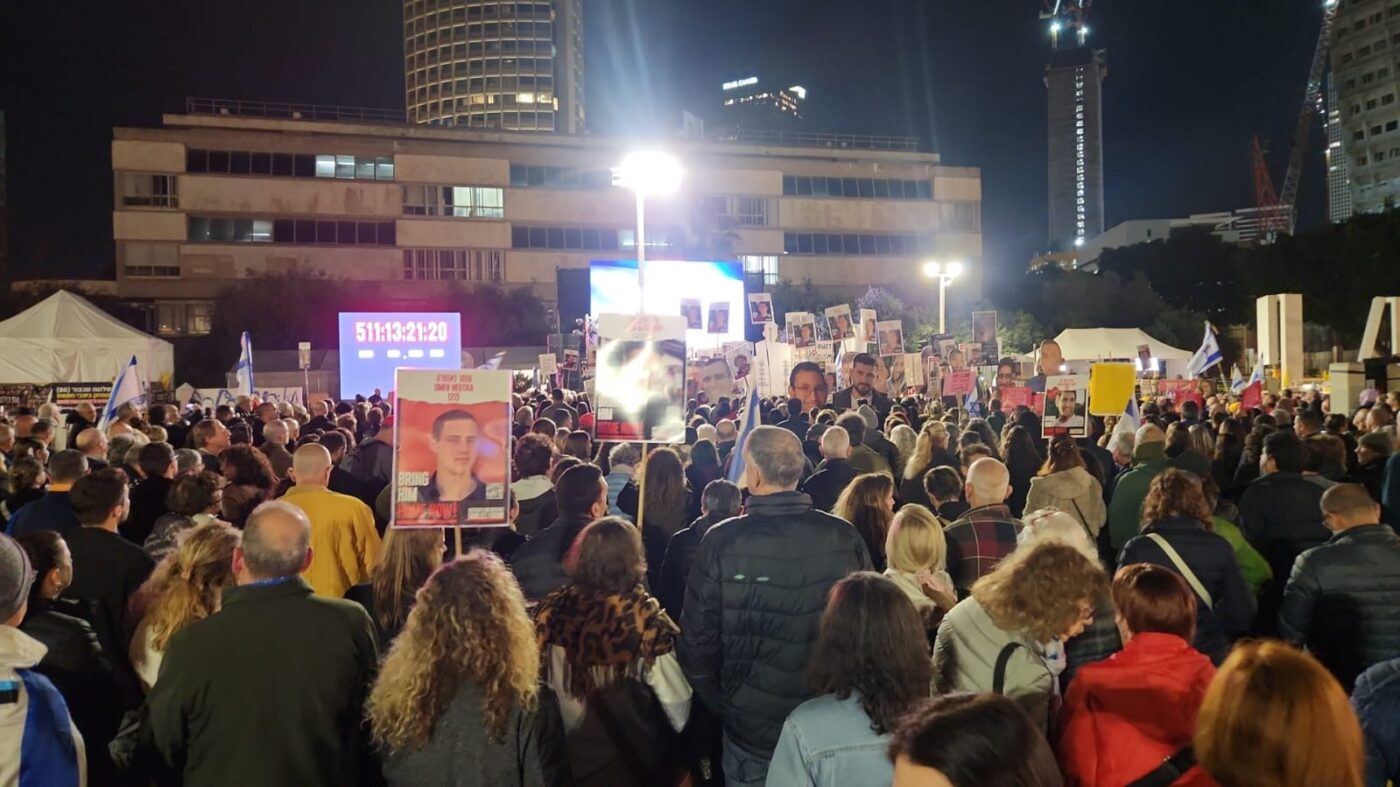 הפגנות בתל אביב צילום מתוך רשת חברתית על פי סעיף 27א לחוק זכויות יוצרים